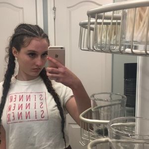 “sinner” shirt